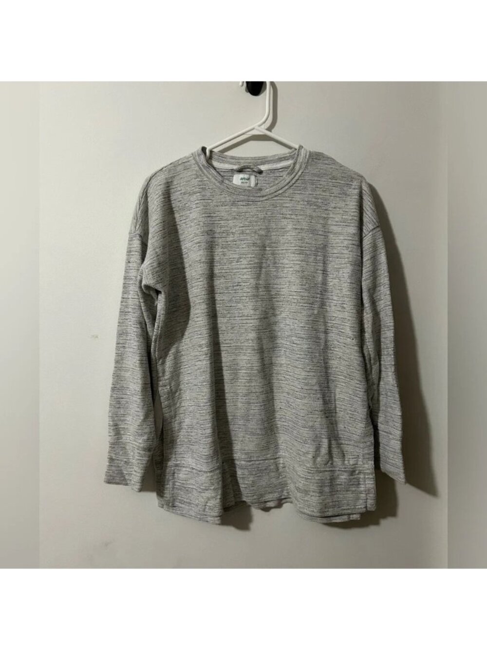 Aerie Grey & White Crewneck‎ Sweatshirt Women's XXS GUC
